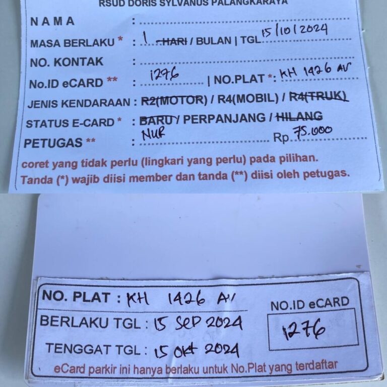 Kartu Member perpanjang