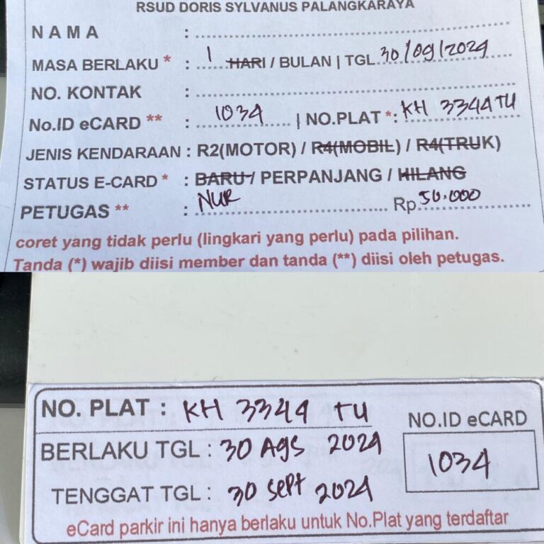 Kartu Member perpanjang