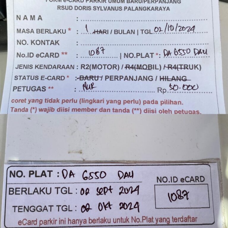 Kartu Member perpanjang