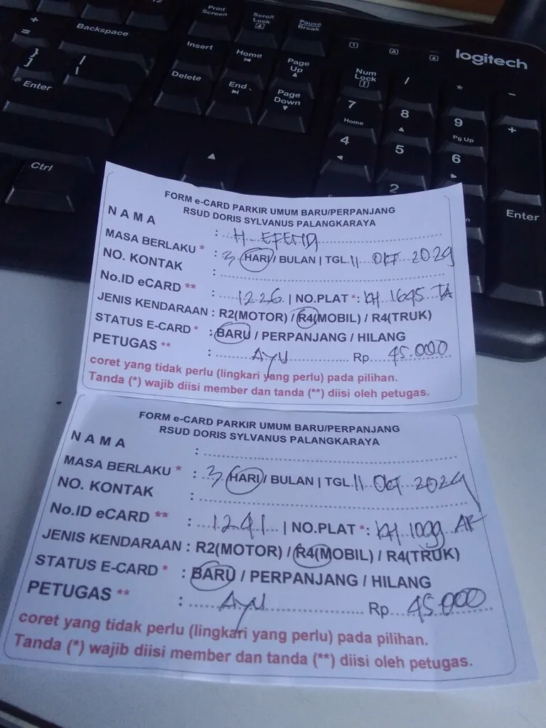 kARTU MEMBER BARU ID:1241,1226