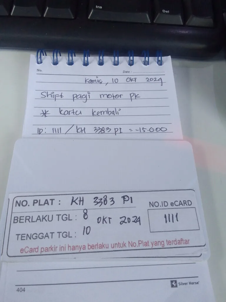KARTU KEMBALI ID:1111