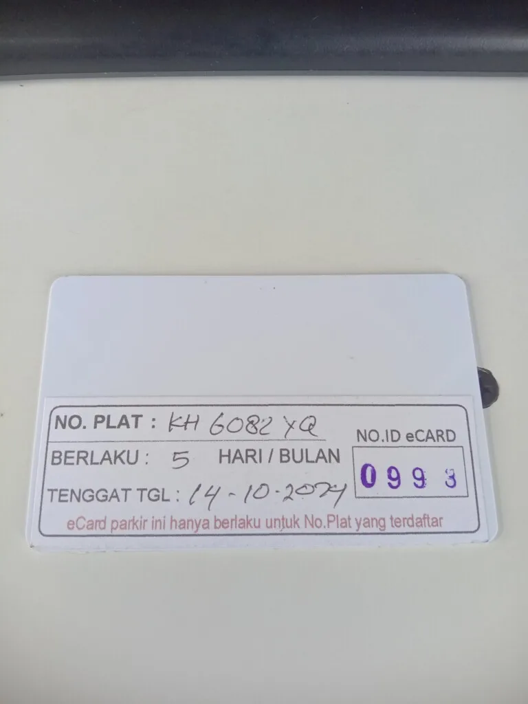 Kartu member kembali id 993