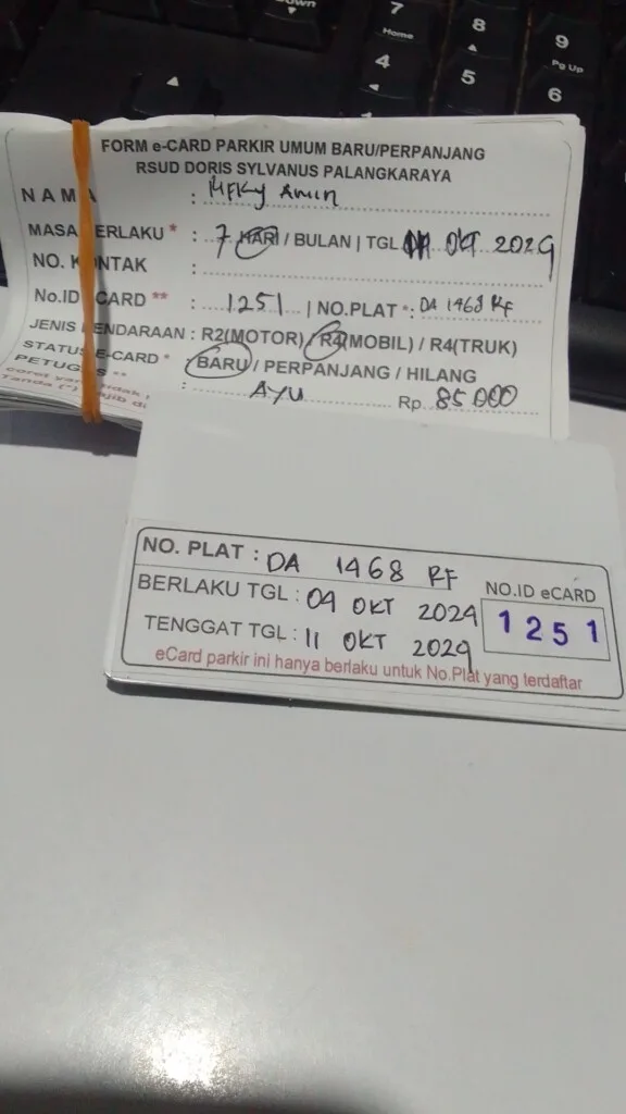 kARTU MEMBER BARU ID:1251