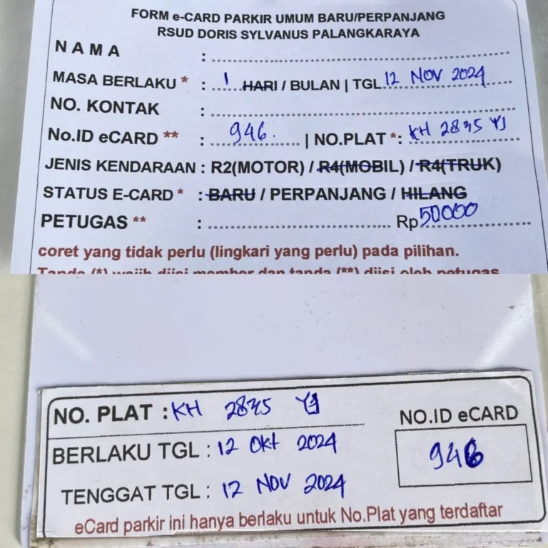 Kartu Member perpanjang