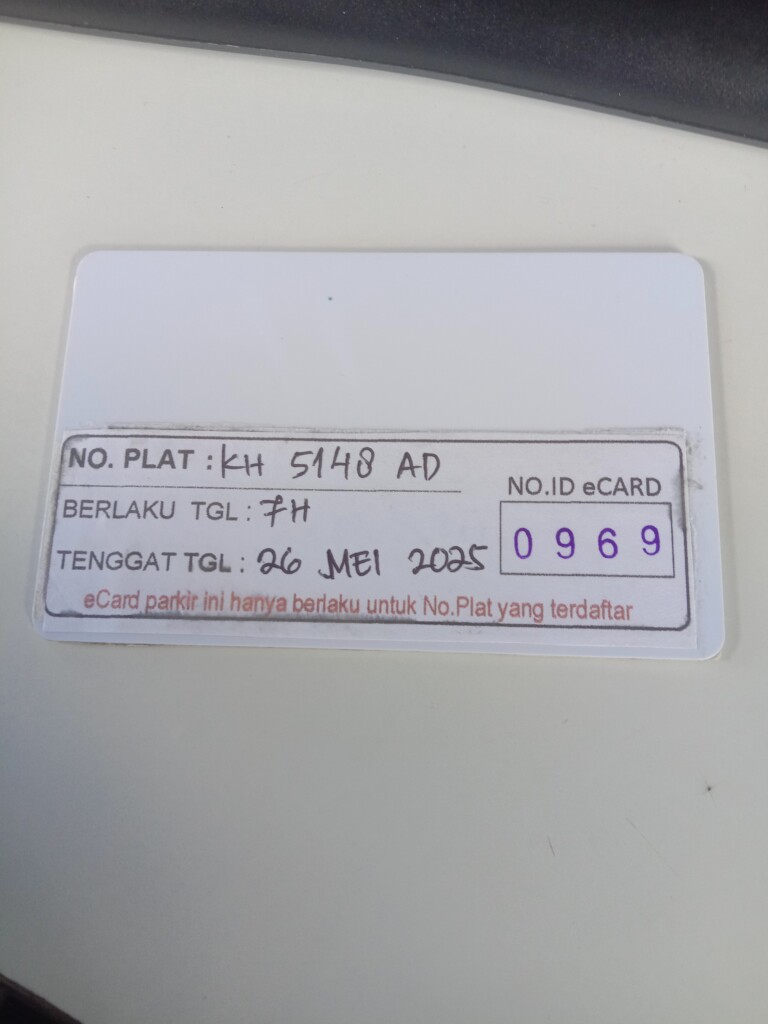 Kartu member kembali id 969