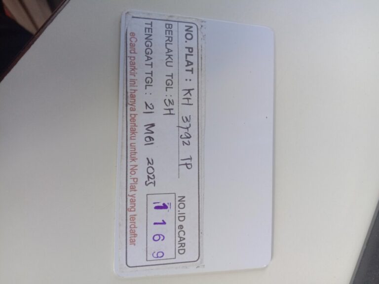 Kartu member kembali id 1169