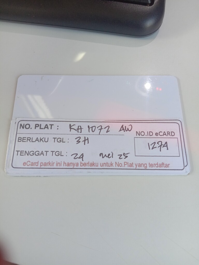 Kartu member kembali id 1274