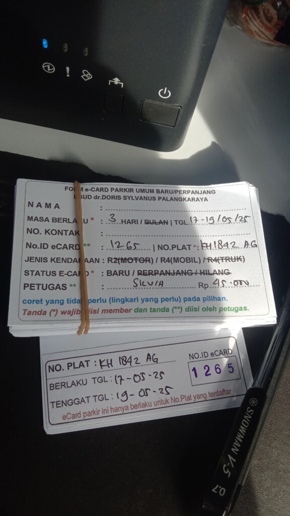 Kartu Member baru id 1265