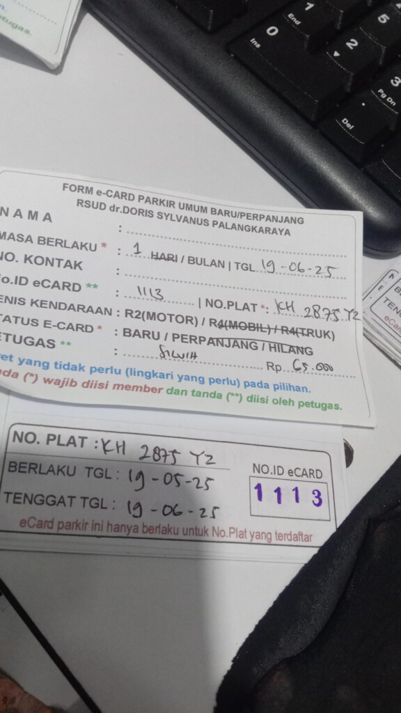 Kartu Member baru id 1113