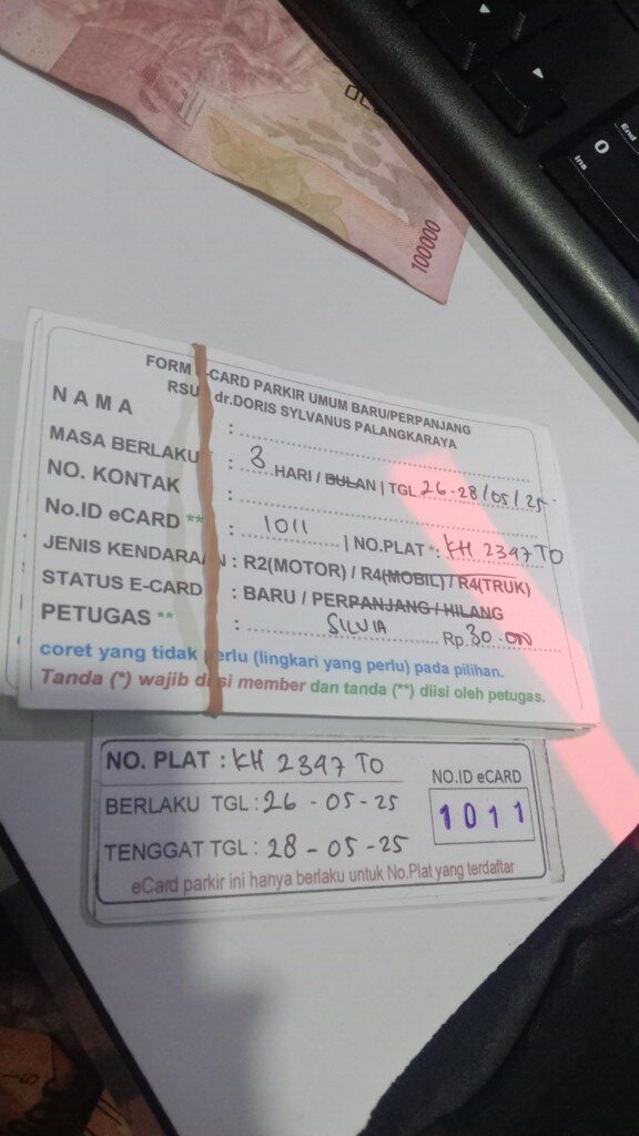 Kartu Member baru id 1011