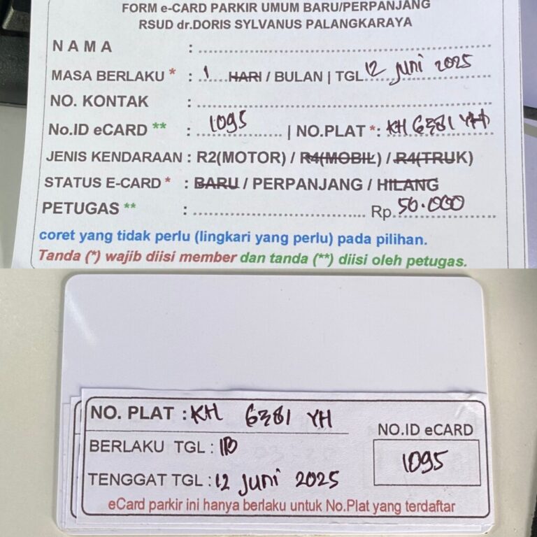 Kartu Member perpanjang