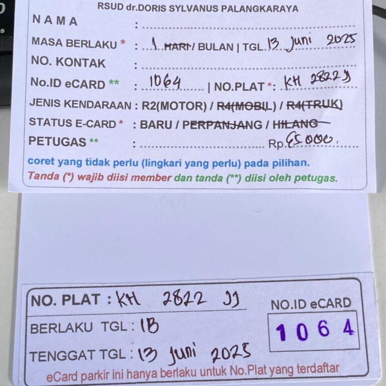 Kartu Member baru