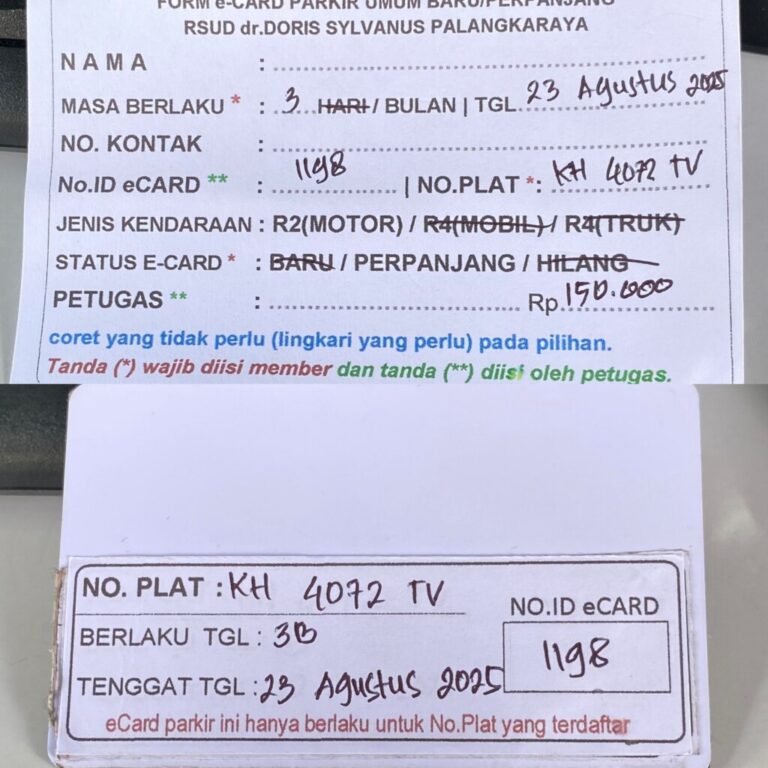 Kartu Member perpanjang