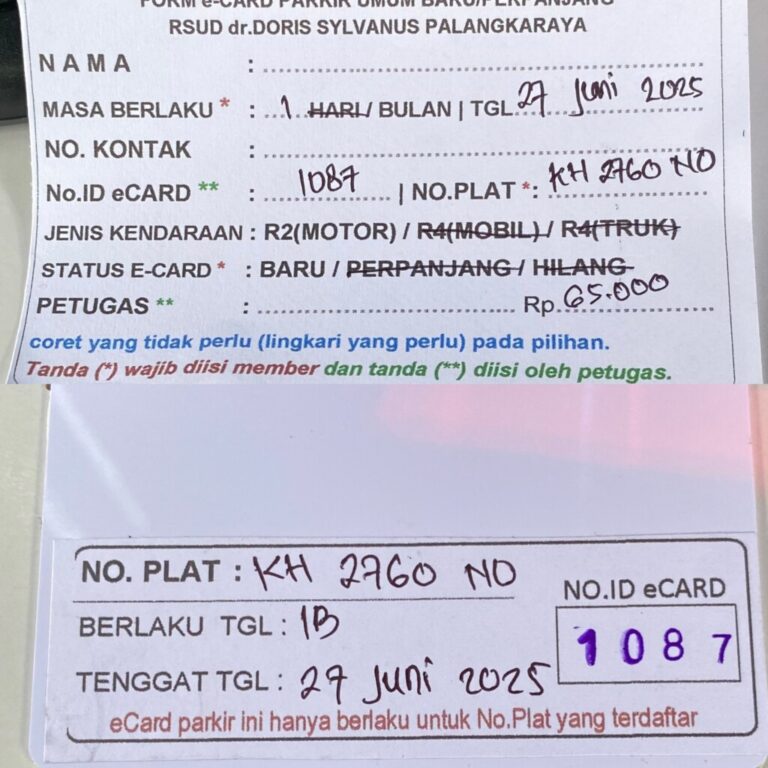 Kartu Member baru