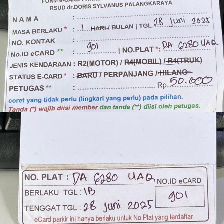 Kartu Member perpanjang