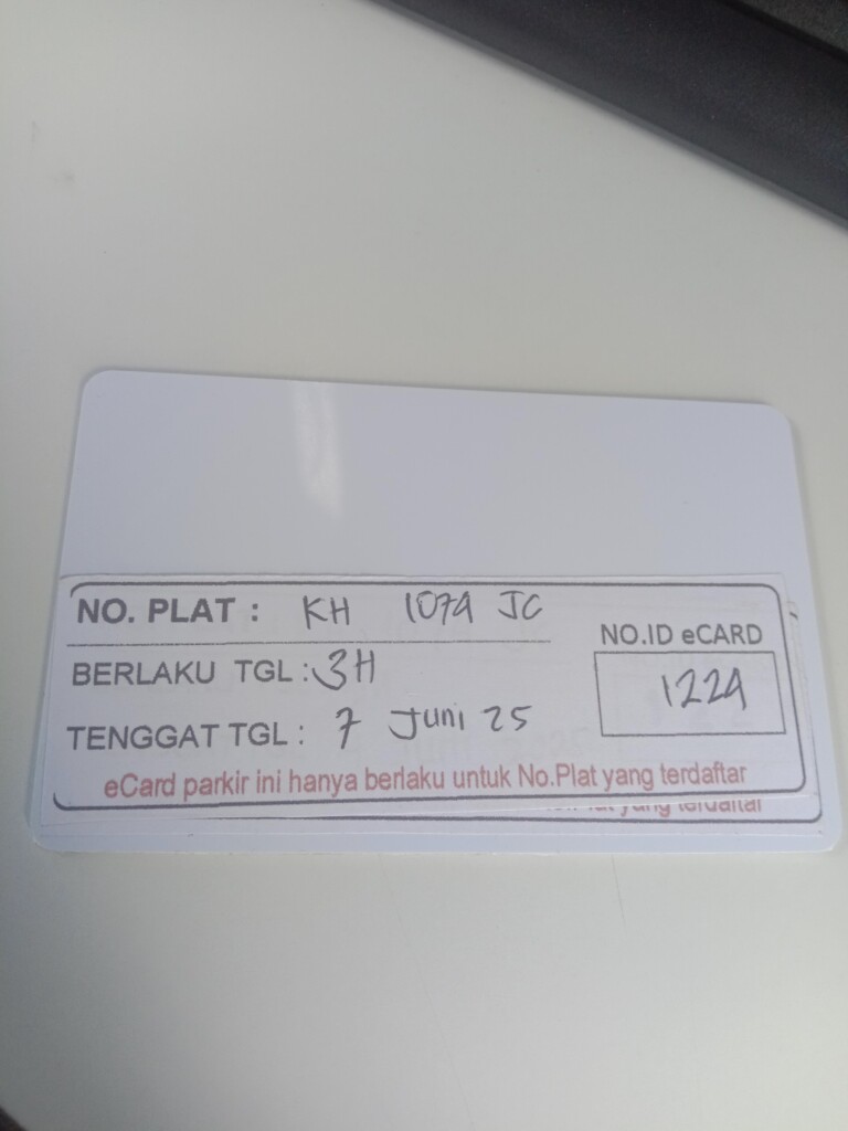 Kartu member kembali id 1224