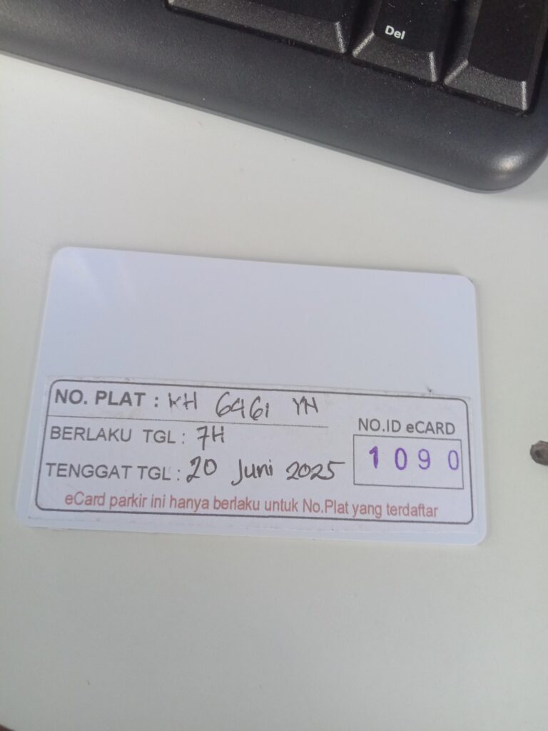 Kartu member kembali id 1090