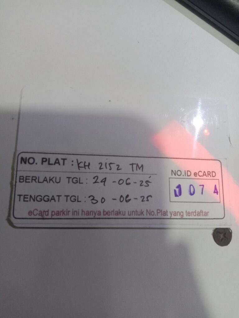 Kartu member kembali id 1074