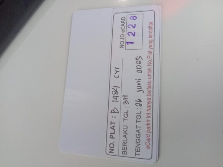 Kartu member kembali id 1228