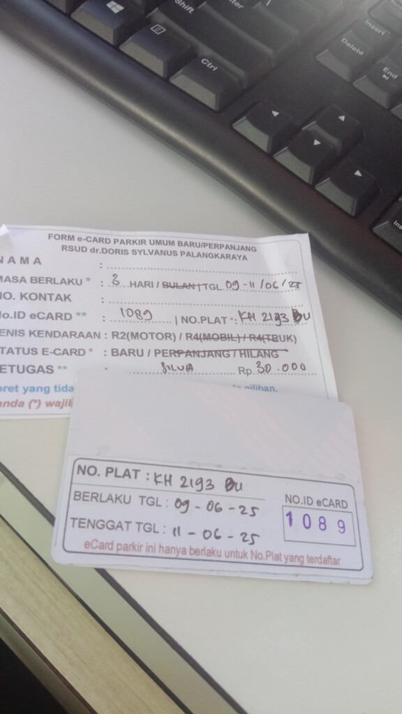 Kartu Member baru id 1089