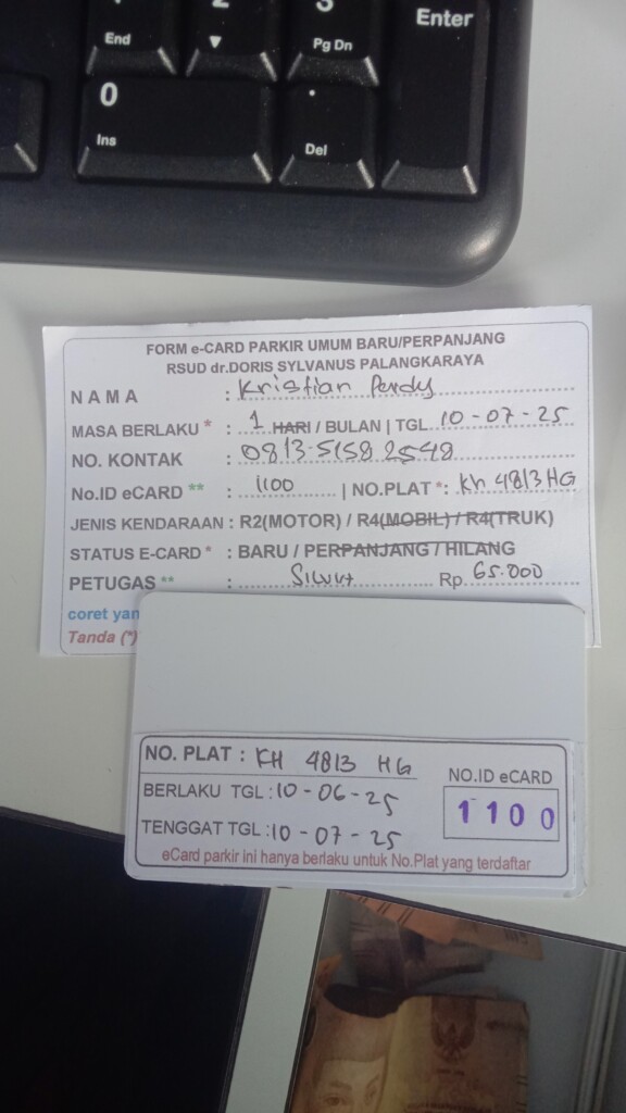Kartu Member baru id 1100