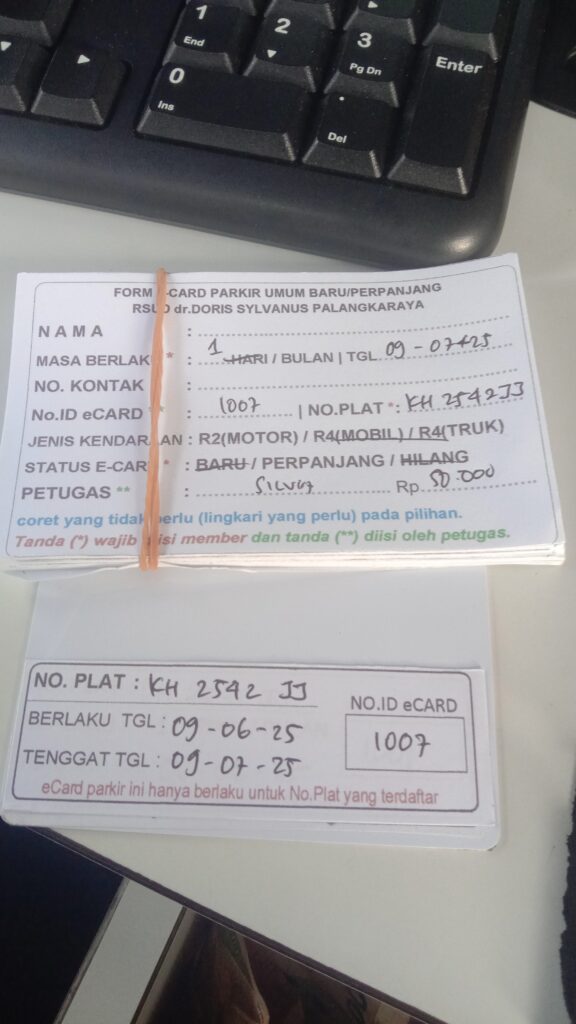 Kartu Member perpanjang id 1007