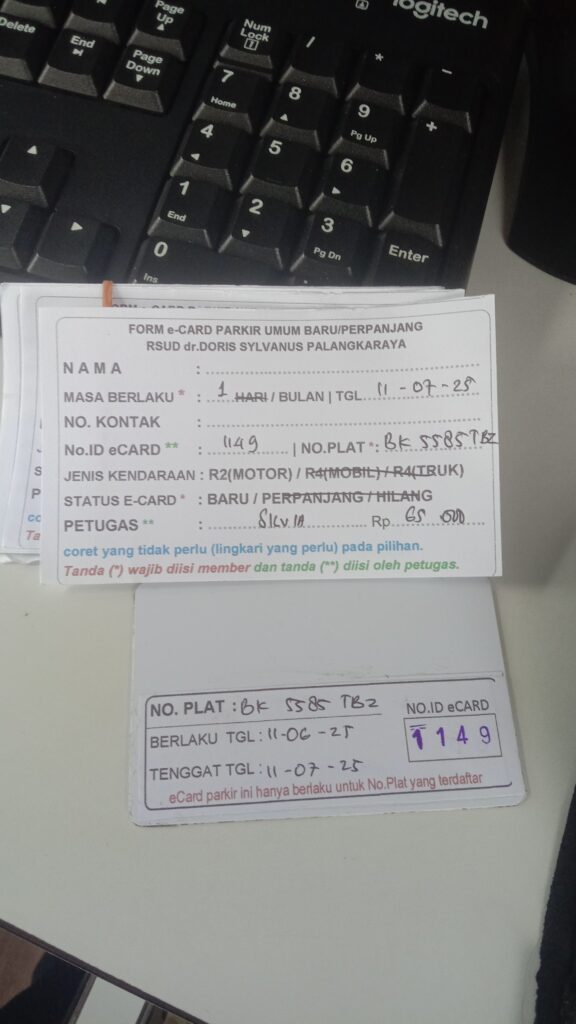 Kartu Member baru id 1149