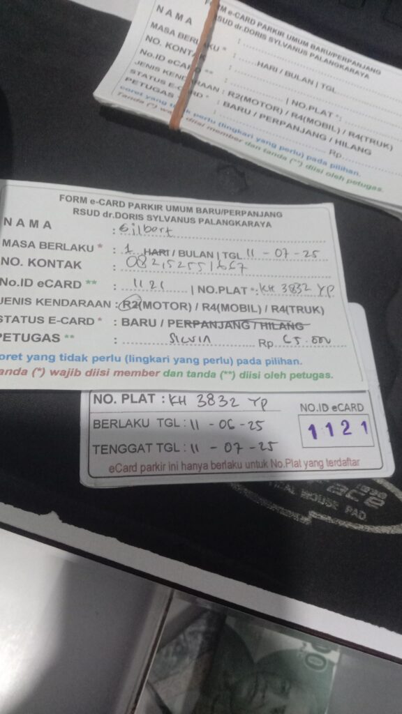 Kartu Member baru id 1121