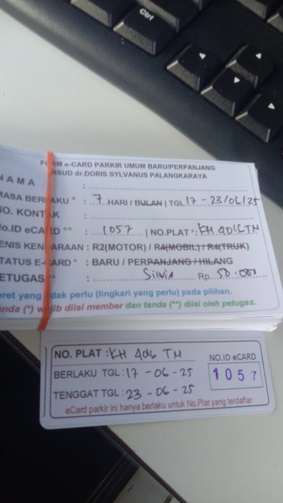 Kartu Member baru id 1057