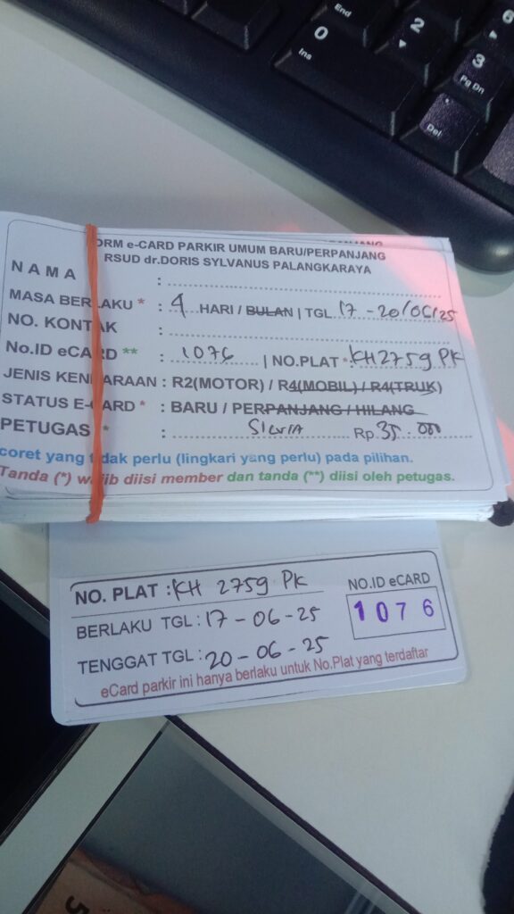 Kartu Member baru id 1076