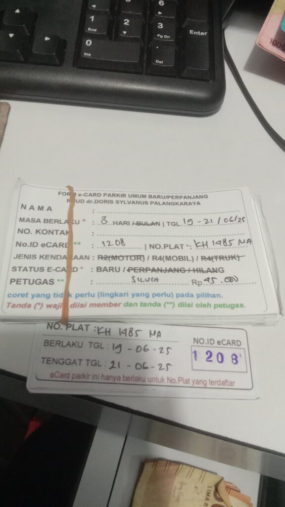 Kartu Member baru id 1208