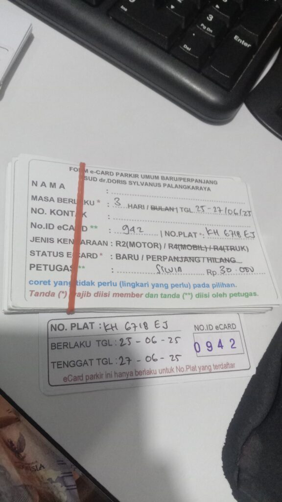 Kartu Member baru id 942