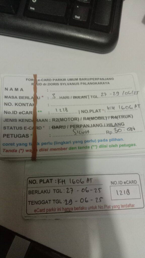 Kartu Member perpanjang id 1218