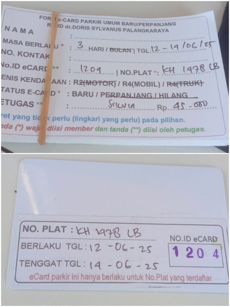 Kartu Member baru id 1204
