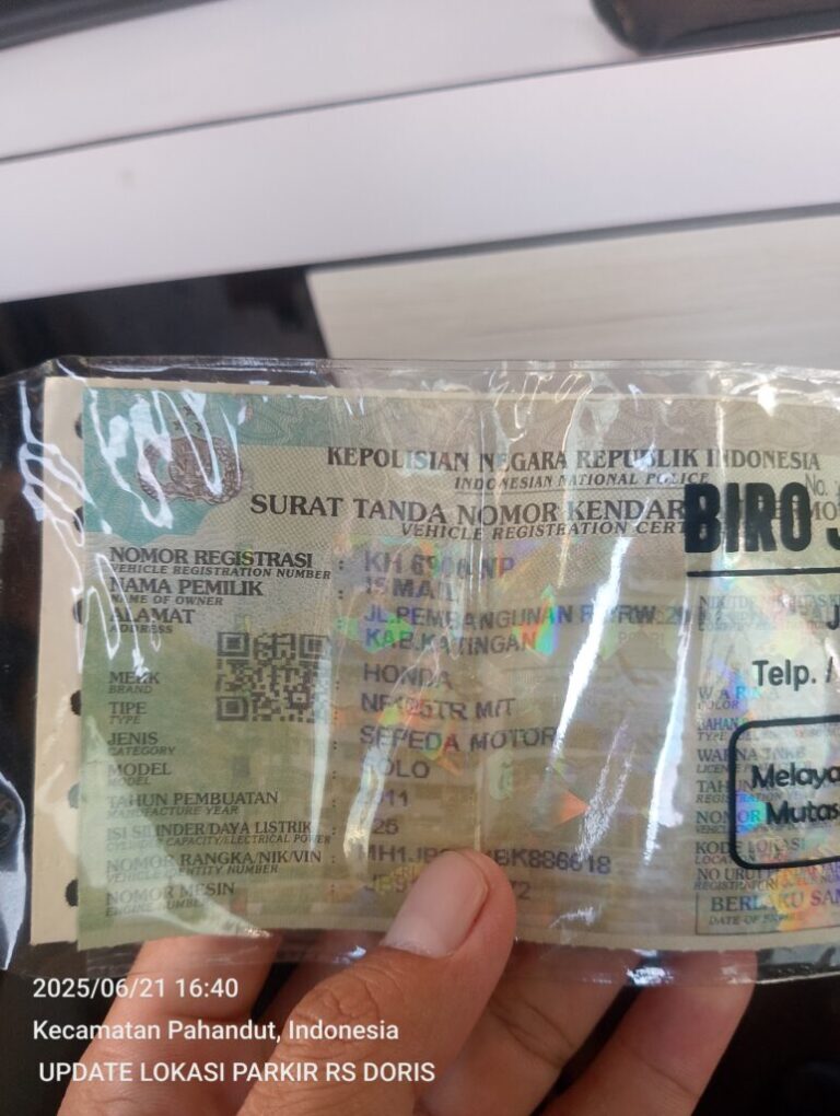 Tiket Hilang