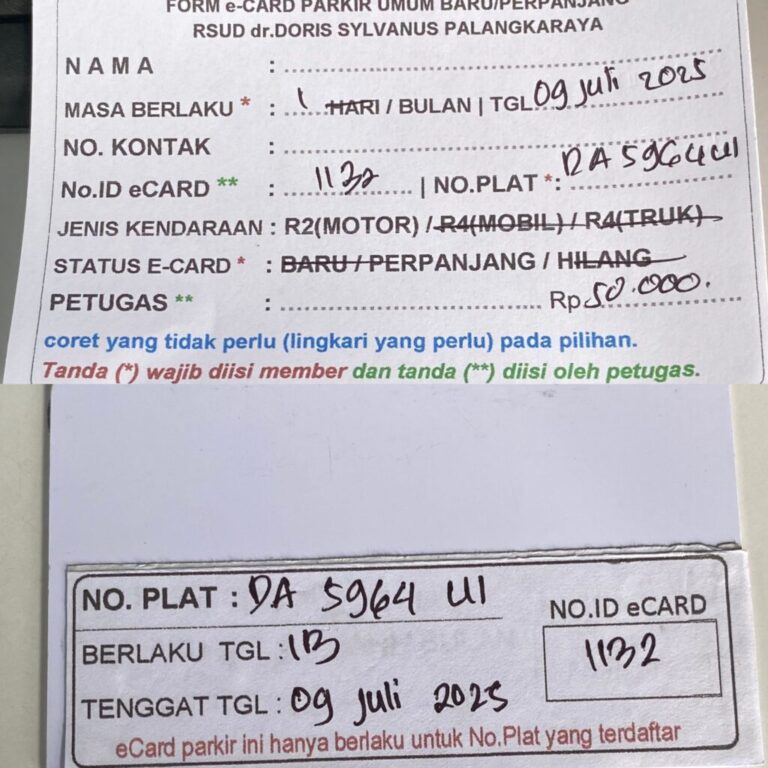 Kartu Member perpanjang