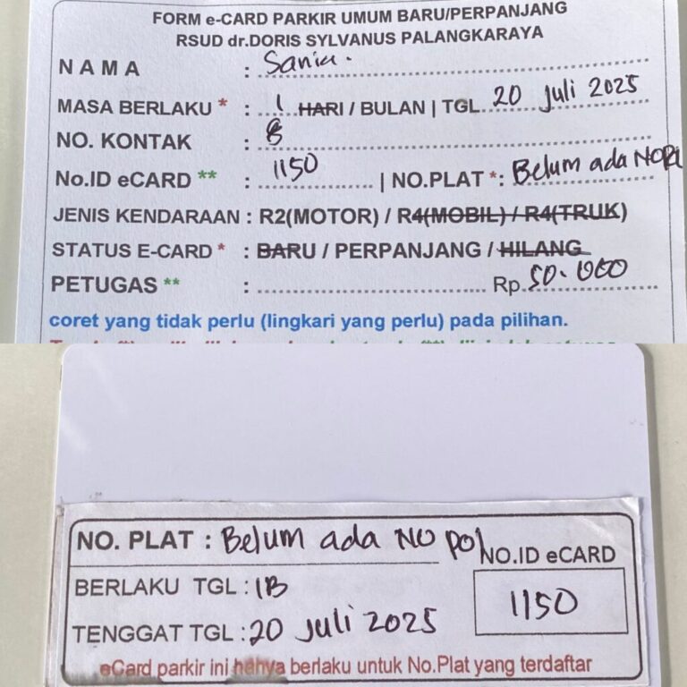 Kartu Member perpanjang