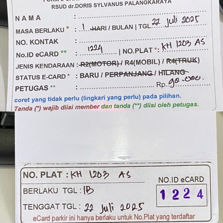 Kartu Member baru