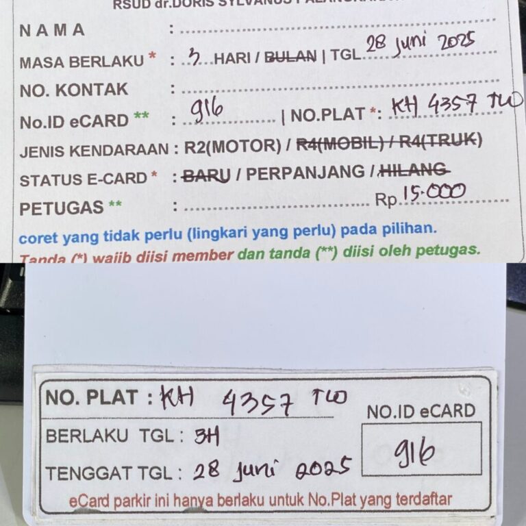 Kartu Member perpanjang