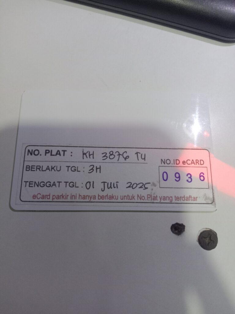 Kartu member kembali id 936