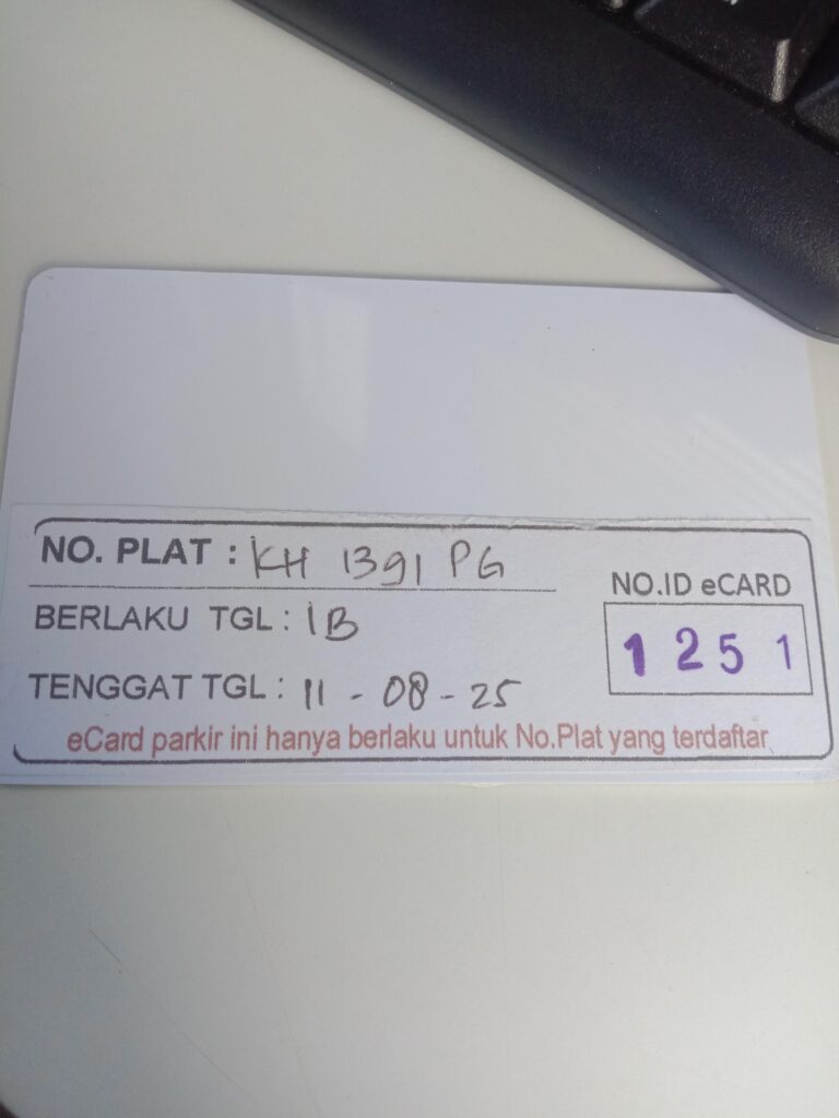 Kartu member kembali id 1251