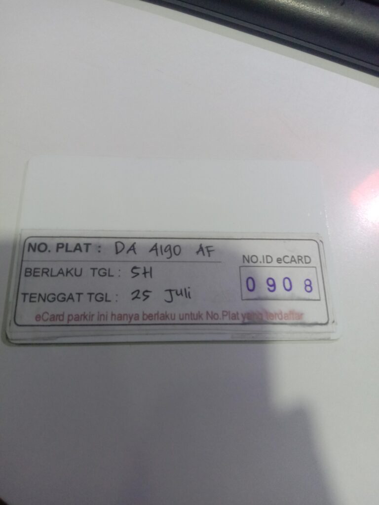 Kartu member kembali id 908