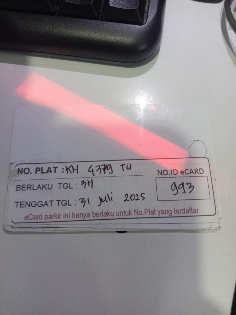 Kartu member kembali id 993