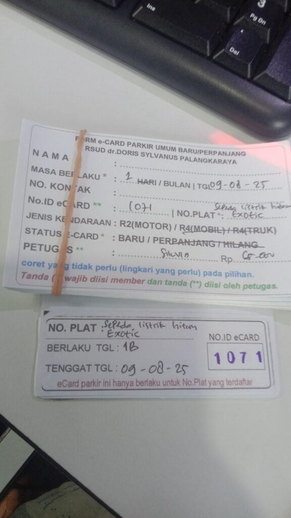 Kartu Member baru id 1071