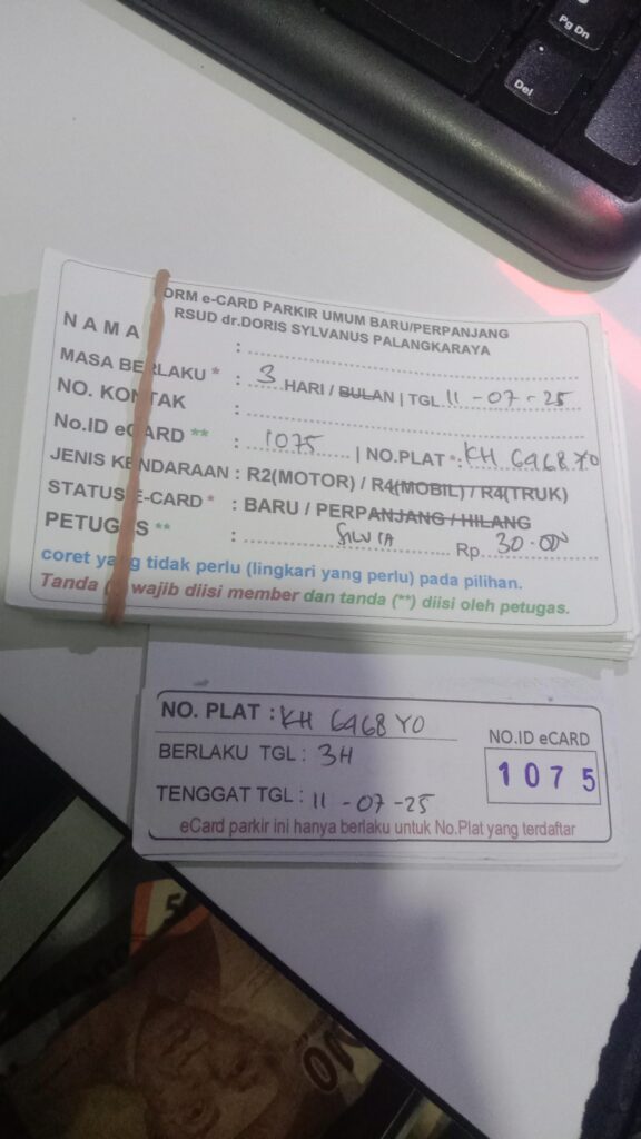 Kartu Member baru id 1075