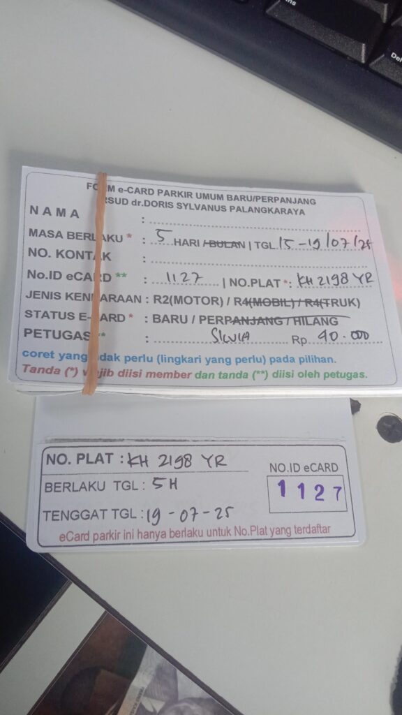Kartu Member baru id 1127