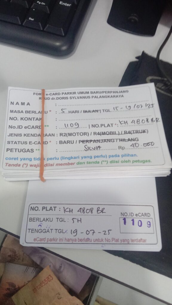 Kartu Member baru id 1109