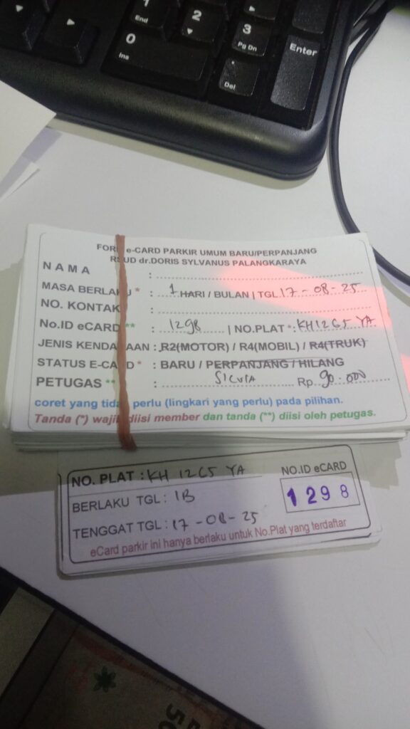 Kartu Member baru id 1298