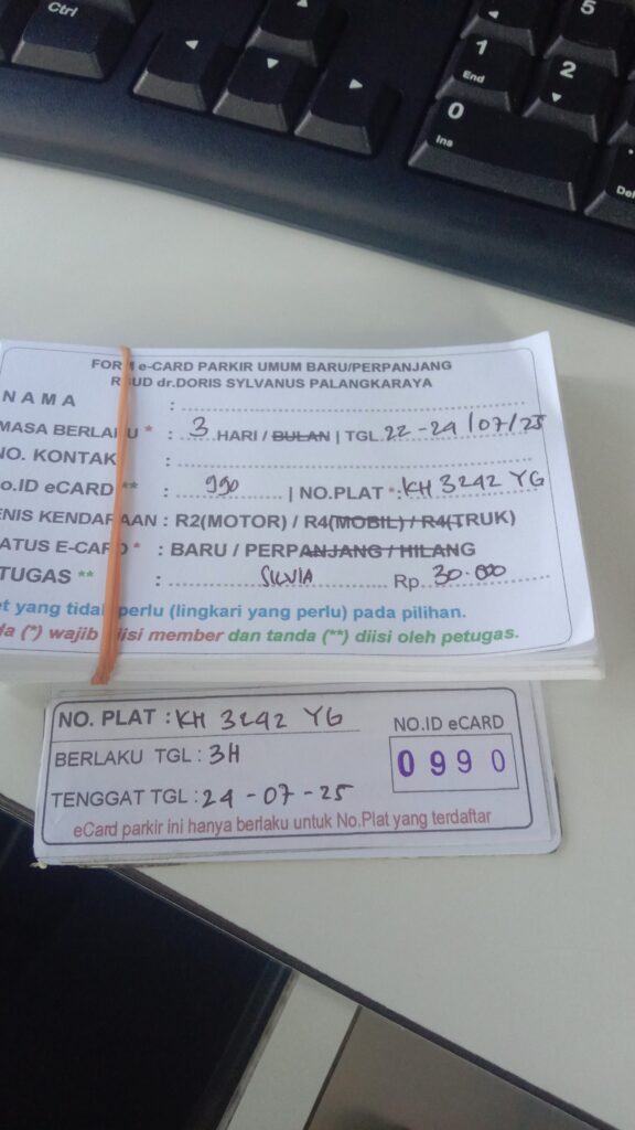 Kartu Member baru id 990