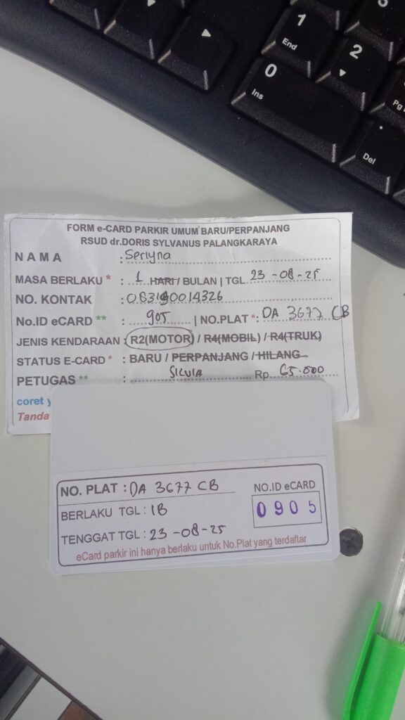 Kartu Member baru id 905